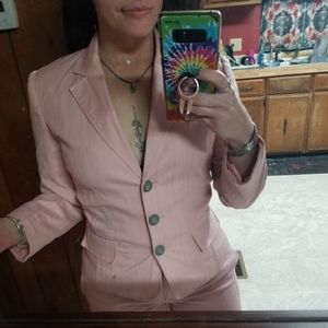 Baby Pink Pants Suit